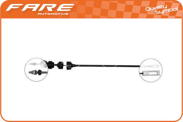 Cable Pull, clutch control (24388)