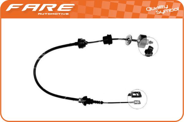 Cable Pull, clutch control (24333)