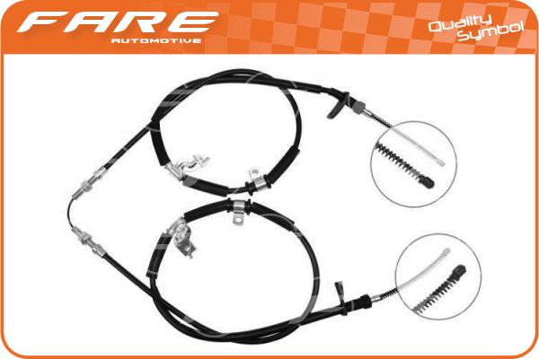 Cable Pull, parking brake (17488)