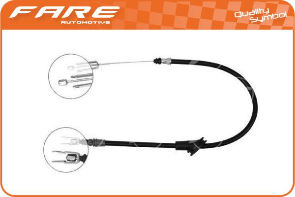 Cable Pull, parking brake (18822)