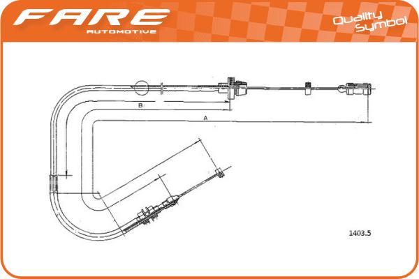 Accelerator Cable (25649)