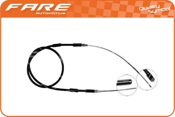 Cable Pull, parking brake (18852)