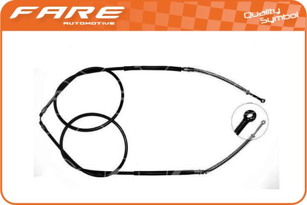 Cable Pull, parking brake (18938)