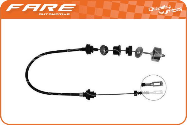 Cable Pull, clutch control (24358)