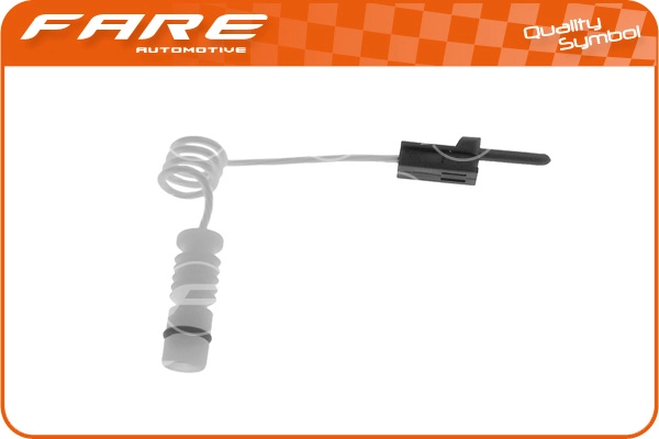 Warning Contact, brake pad wear (9754)