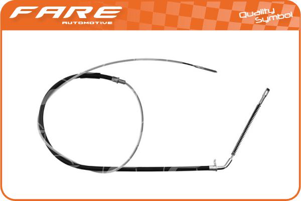 Cable Pull, parking brake (17775)