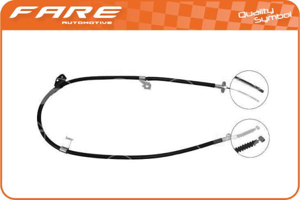 Cable Pull, parking brake (18532)