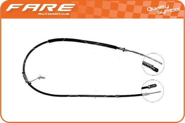 Cable Pull, parking brake (18234)