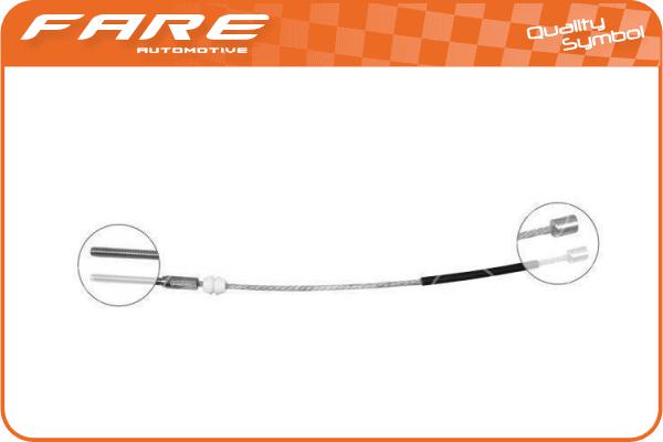 Cable Pull, parking brake (18650)