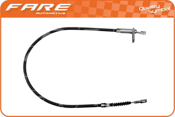 Cable Pull, parking brake (17953)