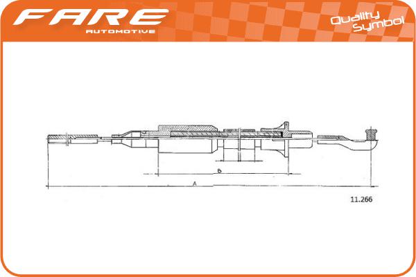 Cable Pull, clutch control (24713)