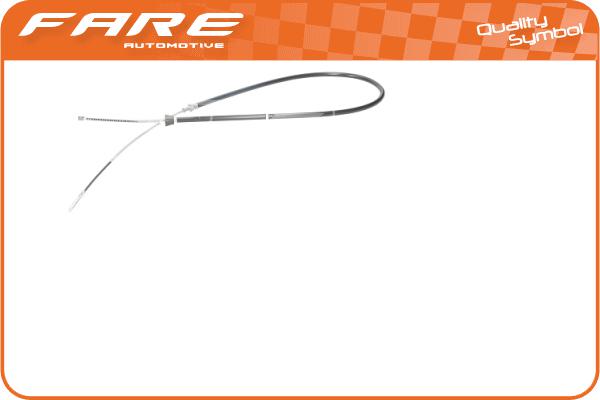 Cable Pull, parking brake (17505)