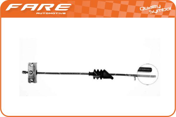 Cable Pull, parking brake (18025)