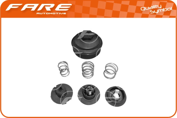 Cap, oil filter housing (9928)
