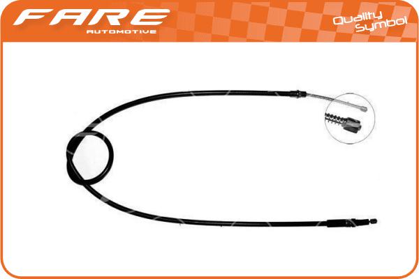 Cable Pull, parking brake (17567)