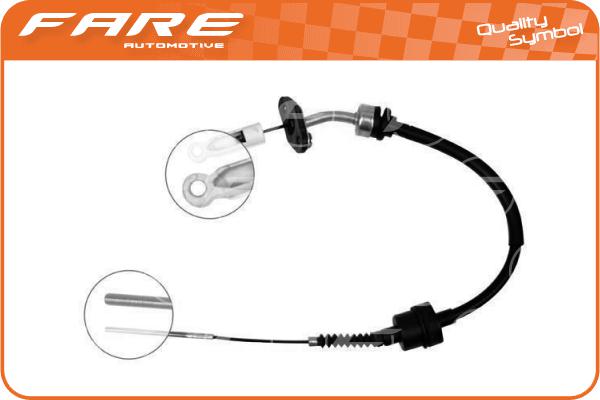 Cable Pull, clutch control (24252)