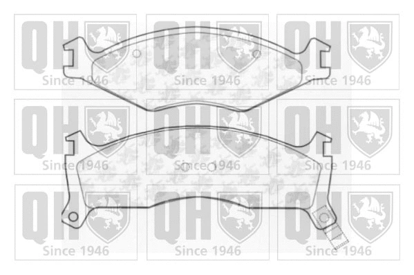 Brake Pad Set, disc brake (BP916)