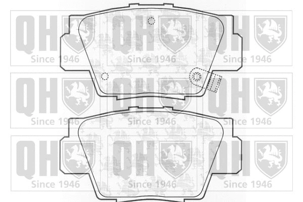 Brake Pad Set, disc brake (BP905)