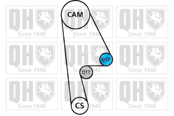 Timing Belt Kit (QBK851)