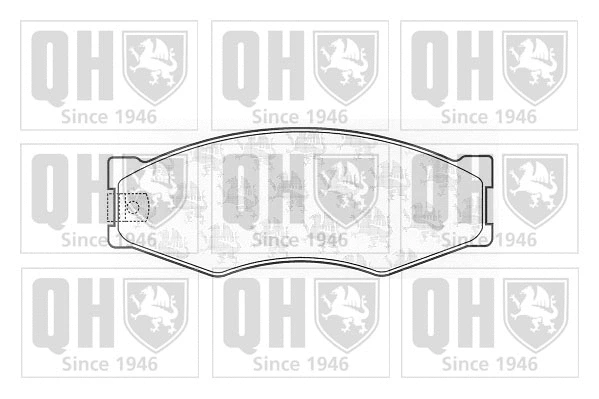 Brake Pad Set, disc brake (BP848)