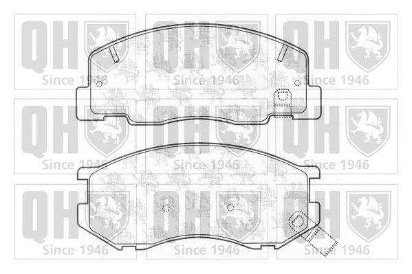 Brake Pad Set, disc brake (BP1195)