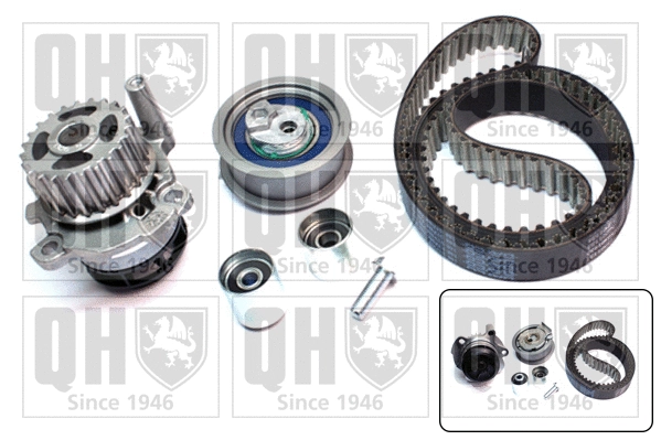 Water Pump & Timing Belt Kit (QBPK7080)