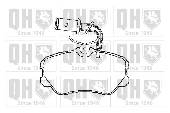 Brake Pad Set, disc brake (BP524)