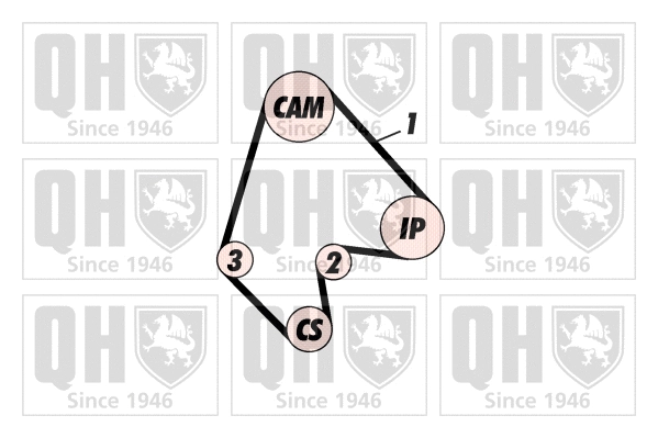 Timing Belt Kit (QBK173)