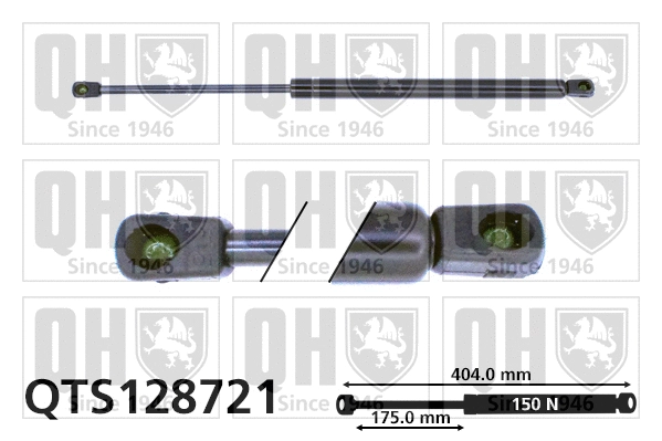 Gas Spring, boot/cargo area (QTS128721)