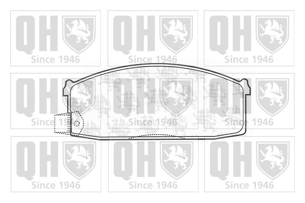 Brake Pad Set, disc brake (BP576)