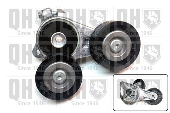 Tensioner Pulley, V-ribbed belt (QTA1462)
