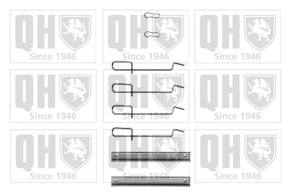 Accessory Kit, disc brake pad (BFK754)