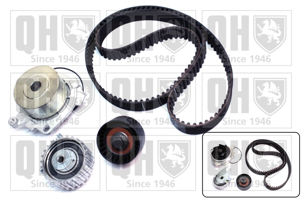 Water Pump & Timing Belt Kit (QBPK6090)