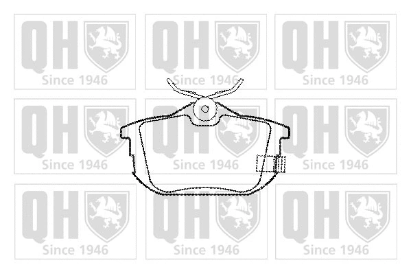 Brake Pad Set, disc brake (BP973)