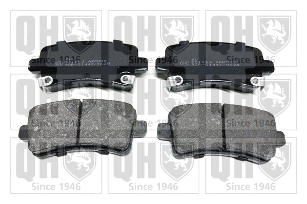 Brake Pad Set, disc brake (BP1663)