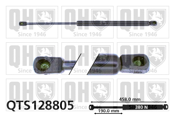 Gas Spring, boot/cargo area (QTS128805)