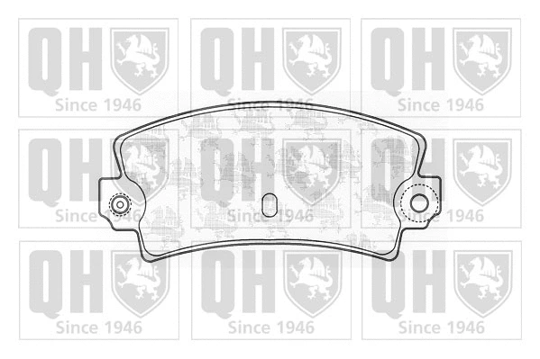 Brake Pad Set, disc brake (BP208)