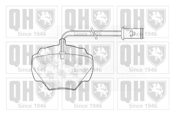 Brake Pad Set, disc brake (BP414)
