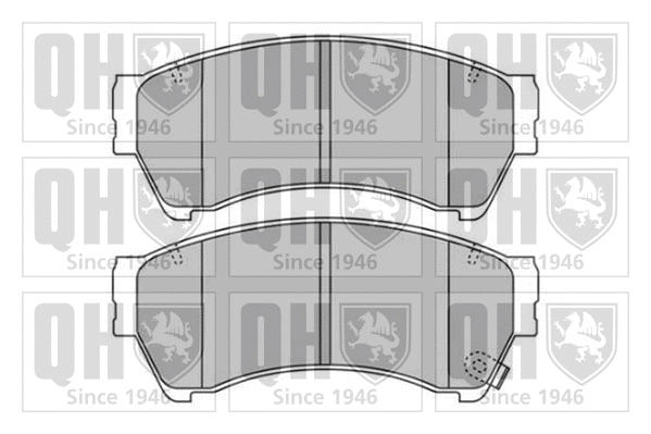 Brake Pad Set, disc brake (BP1671)