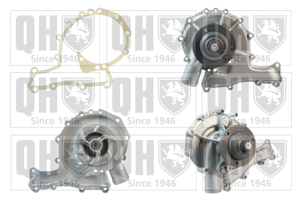 Water Pump, engine cooling (QCP2614)