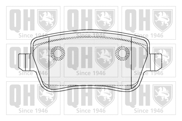 Brake Pad Set, disc brake (BP1506)