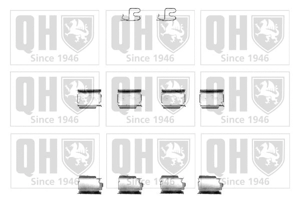 Accessory Kit, disc brake pad (BFK901)