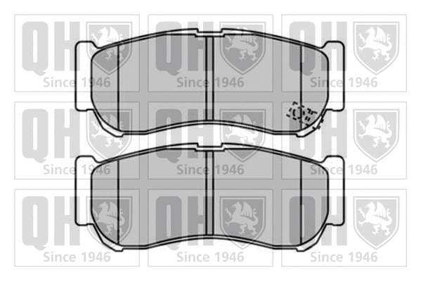 Brake Pad Set, disc brake (BP1594)