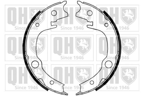 Brake Shoe Set, parking brake (BS1181)