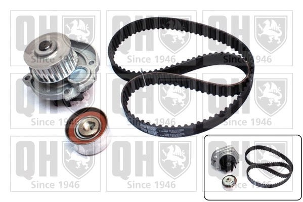 Water Pump & Timing Belt Kit (QBPK7182)