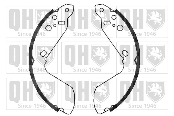 Brake Shoe Set (BS897)