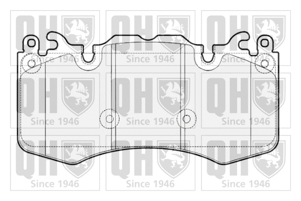 Brake Pad Set, disc brake (BP1798)