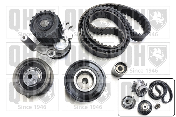 Water Pump & Timing Belt Kit (QBPK4380)