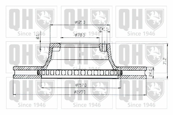 Brake Disc (BDC3466)