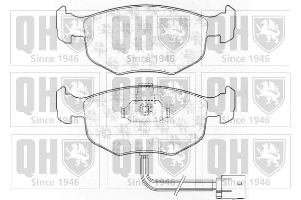 Brake Pad Set, disc brake (BP834)